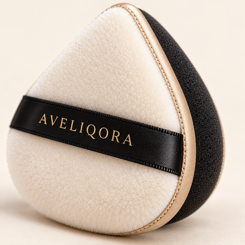 AVELIQORA Dual-Finish Makeup Puff